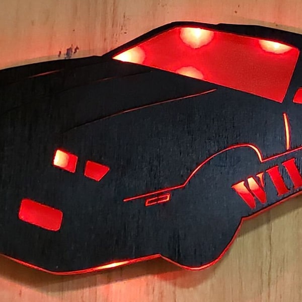 Camaro Lighted Sign, Man Cave Sign. Gift for wife, Gift for daughter, Custom led sign, Car Sign,, Name Sign