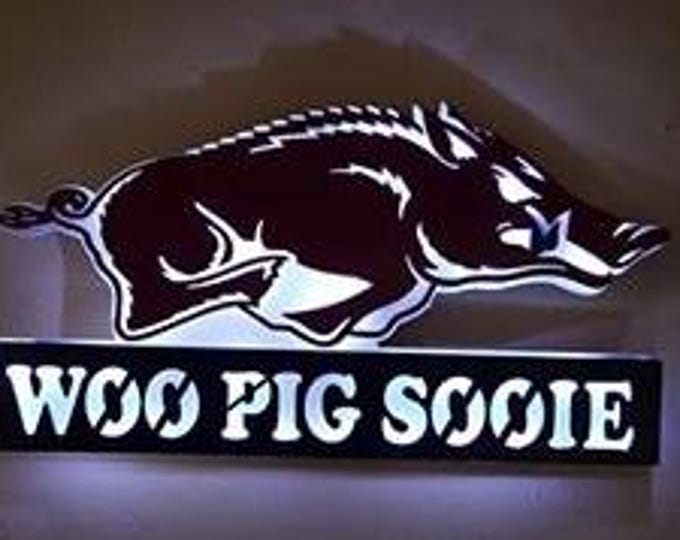 Custom Made Razorback Sign Arkansas Razorbacks Sign - Etsy