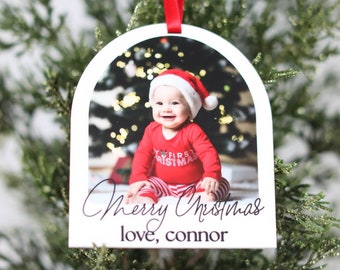 Holiday Christmas Photo Ornament | Personalized Custom Gift