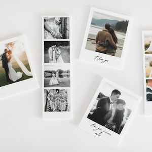 Polaroid Photo Magnet | Custom Valentines Photobooth Keepsake Gift | Personalized Gift | Wedding Gift Favors