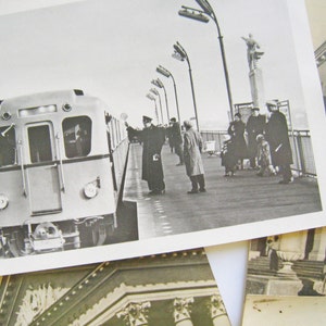 Vintage black & white photos, sepia antique photoset 1940-1950 pictures old, Architecture in cities USSR, CDV, cards photograph pack
