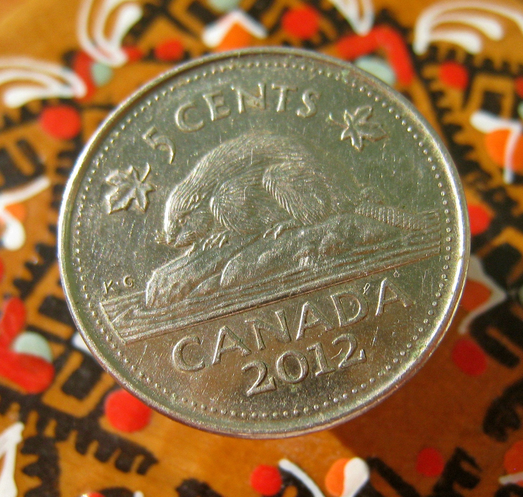 Canadian 5 Cents Coin: Beaver Nickel-plated Steel, 2003-2020 - Etsy UK