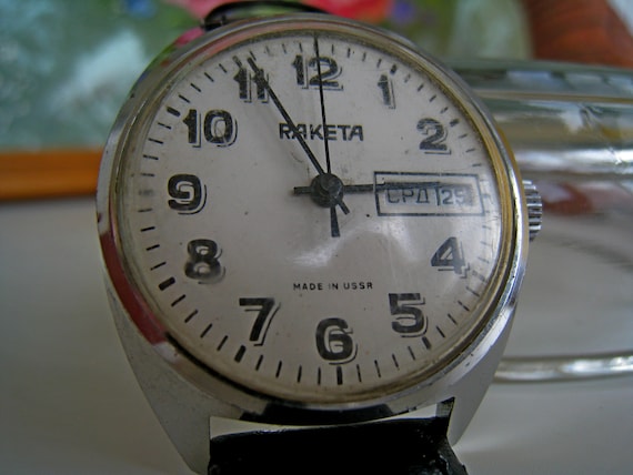VINTAGE Watch RAKETA Mechanical Watch,  Soviet wa… - image 9