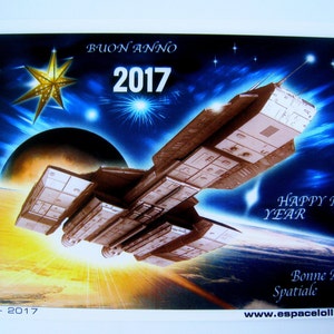 space postcard spaceship unused postcard space space fiction star