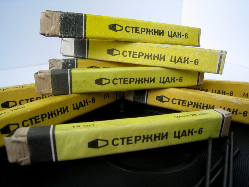 Vintage Set of Graphite Rods for Automatic Pencil, Designer Pencil, for