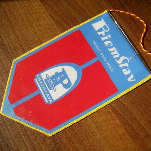 Great pennant for your collection Pristav Bratislava Slovakia construction company logo, Europe