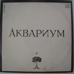 Vinyl Record, Aquarium, rare vinyl record, classics, famous unsurpassed performers music Rock lp ussr Soundtrack Folk Rock, Psychedelic Rock