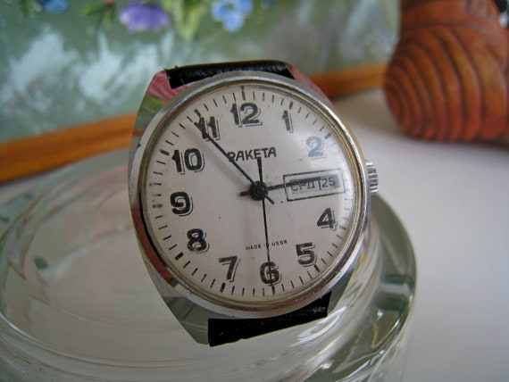 VINTAGE Watch RAKETA Mechanical Watch,  Soviet wa… - image 5