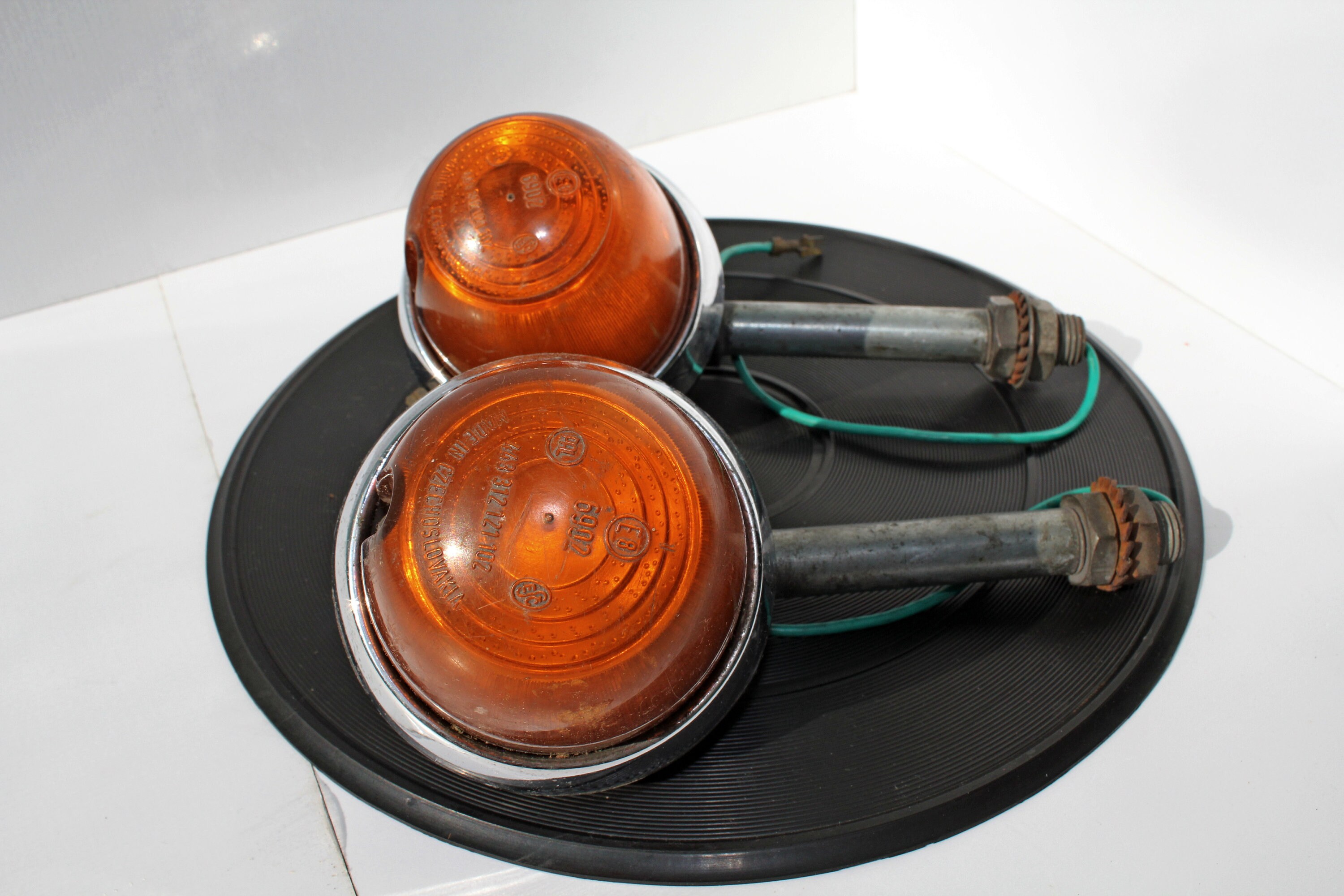 Turn Signals on a Motorcycle Java Bike Czechoslovakia USSR - Etsy