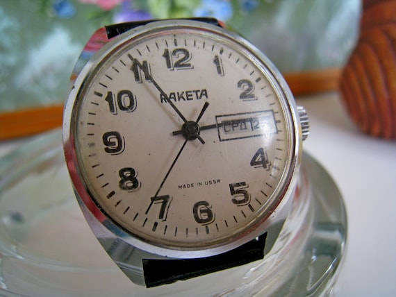VINTAGE Watch RAKETA Mechanical Watch,  Soviet wa… - image 3