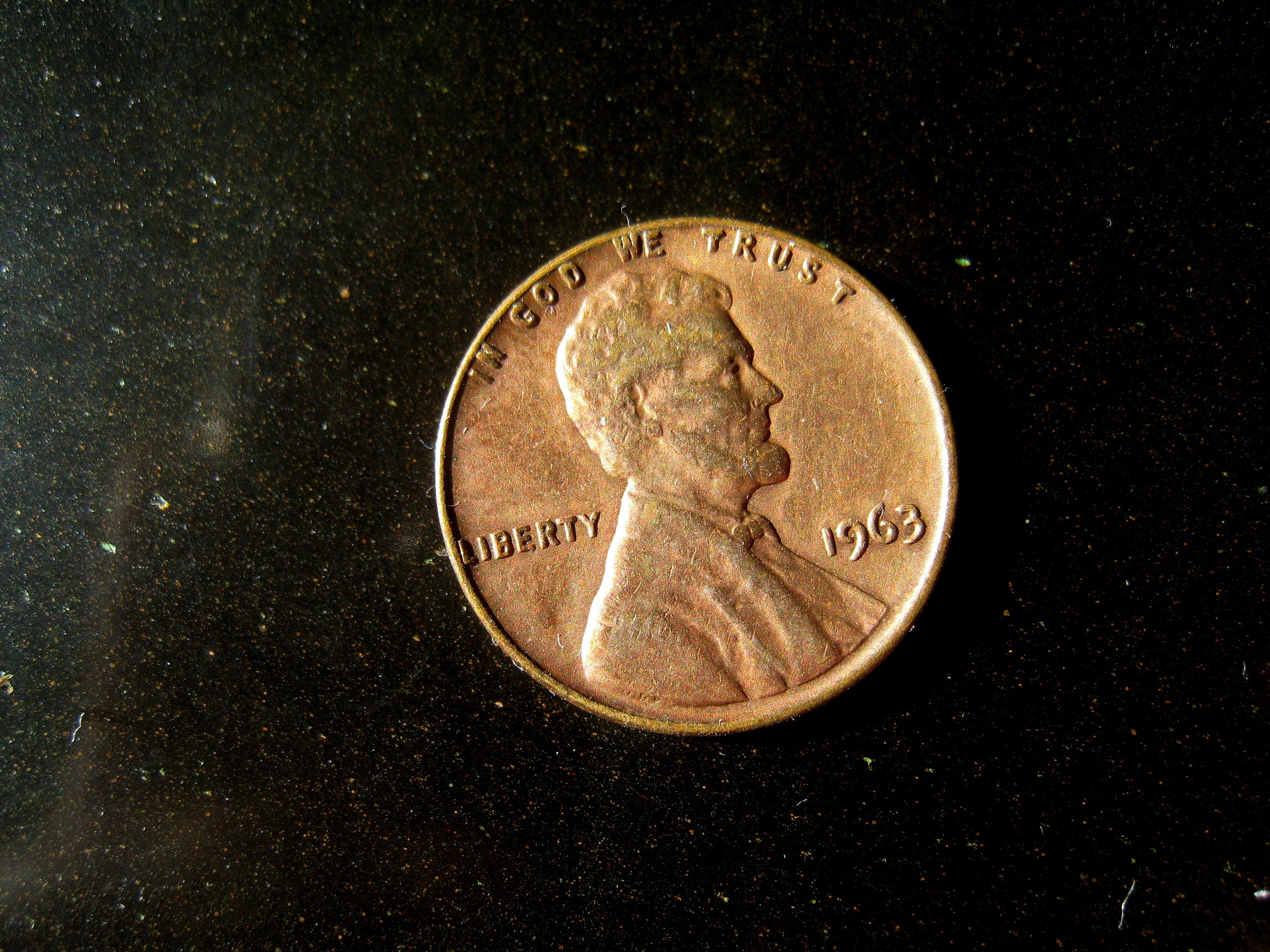 USA 1 Cent 1963 Penny Coin Rare Vintage Copper Real Genuine Etsy