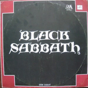 Vintage Black Sabbath LP - USSR 1990 Audio Melody Vinyl Record