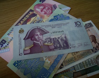 Banknotes of the world paper money