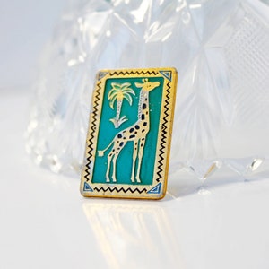 vintage badges from the times of the USSR Giraffe and palm USSR is a cute item in your collection made in USSR