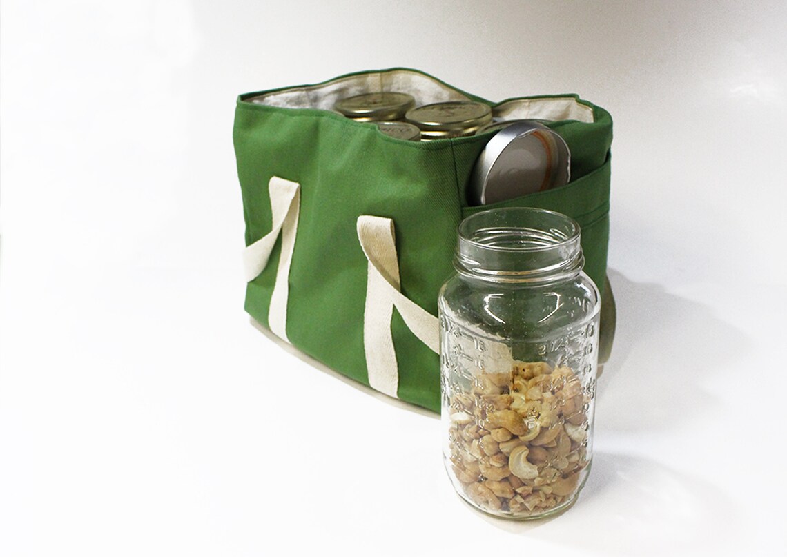 Mason Jar Tote Bag Essential for Bulk Shopping and Carrying Etsy