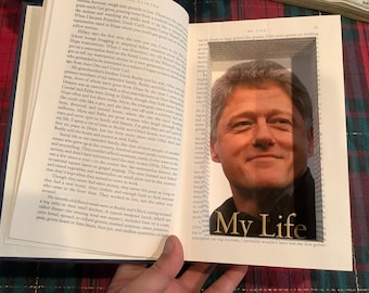 Bookshelf Secrets EXTRA DEEP - Bill Clinton, My Life   PS