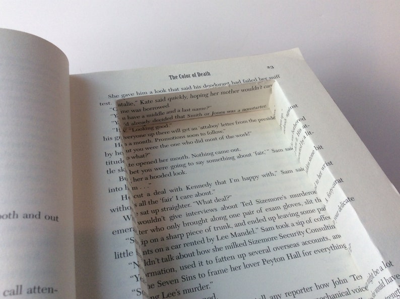 The Color Of Death Hollowed Out Book