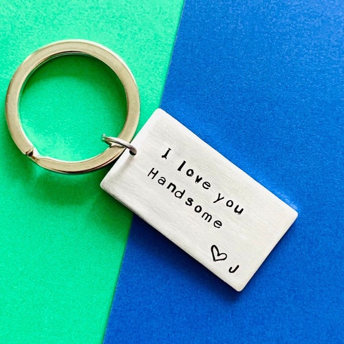 Buy Personalized Stainless Steel Keychain: I Love You To The Moon And Back, Celestial Valentine's Gift Online In India - Foto 11
