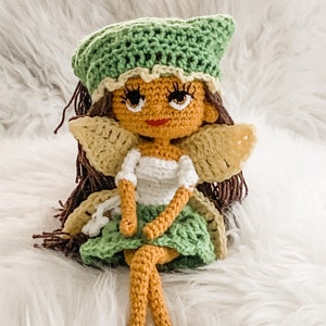 CROCHET PATTERN: Melissa the Lemon Balm Fairy