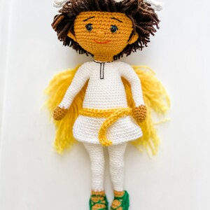 CROCHET PATTERN: Miles the Chamomile Fairy image 6