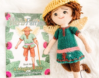 CROCHET PATTERN: Arc the Burdock Fairy