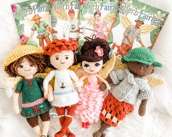 HERB FAIRY BUNDLE: 4 Crochet patterns