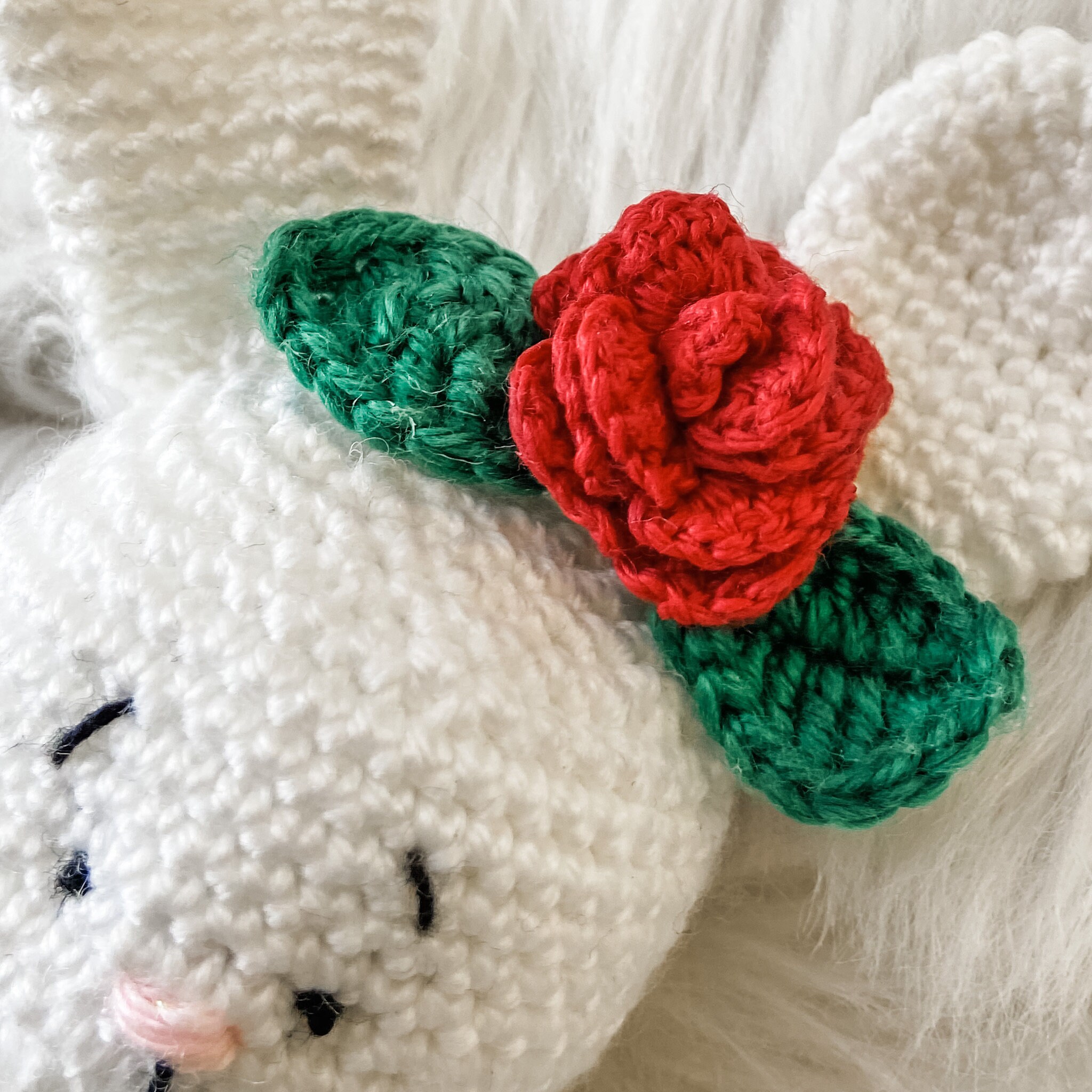 CROCHET PATTERN: Birth Flower Bunnies June - Rose - Etsy