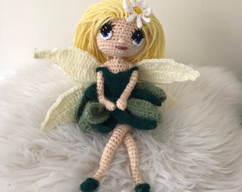 CROCHET PATTERN: Stellaria the Chickweed Fairy