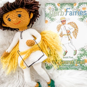 CROCHET PATTERN: Miles the Chamomile Fairy image 2