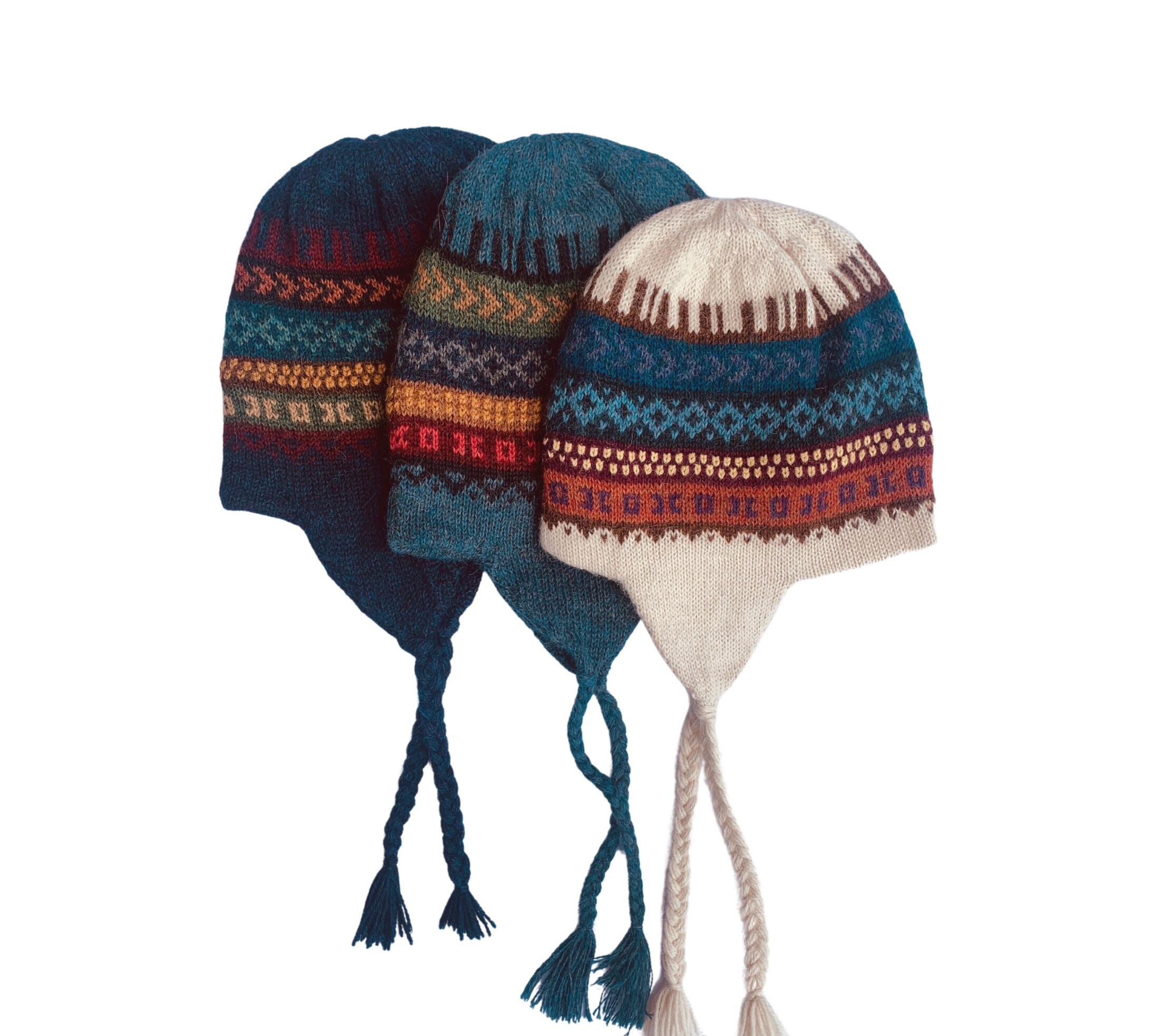 Peruvian Chullo Winter Hat with Earflaps 100 Etsy