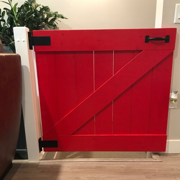 Barn Wood Baby Gate Etsy