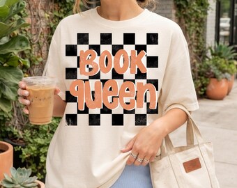 Bookish PNG, Book queen hobby reading, Digital PNG File instant download