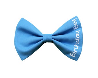 Birthday Boy Dog Bow Tie Perfect for Pet Parties and Gifts