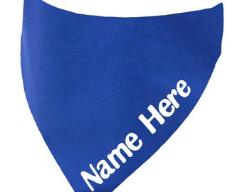 Personalised Dog Over the Collar Bandana | Custom Name Pet Scarf