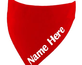 Personalised Dog Bandana with Name | Over the Collar Pet Scarf
