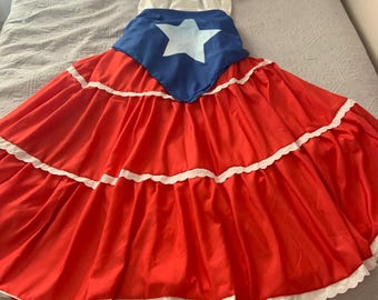 Puerto Rico Traditional Bomba Dress for ladies