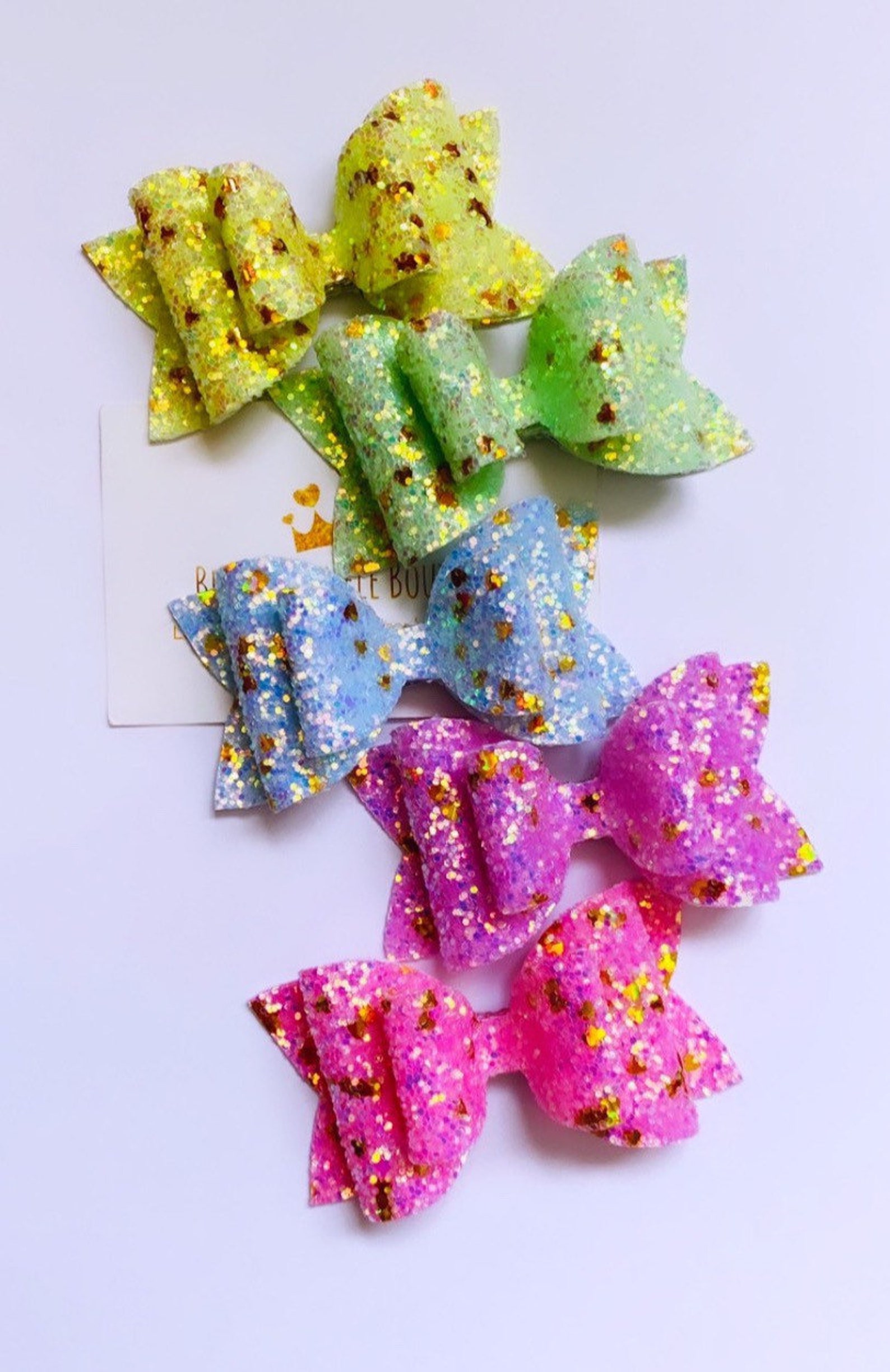 Glitter Hair BowsGirls Hair BowsGirls Hair AccessoriesBaby Etsy