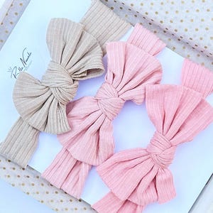Knot Headband, Girls Headband, Nylon Headband, Handmade Gift, Gift For Girls, Baby Headband, Girls Gift, Newborn Headband, Baby Shower Gift