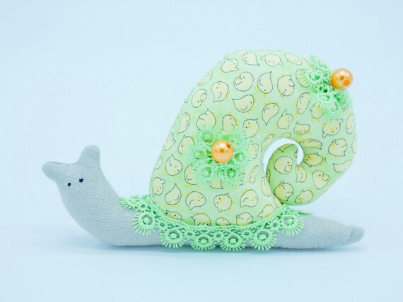 snail cuddly toy