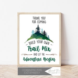 Adventure Birthday Invitation, INSTANT DOWNLOAD, Printable Outdoors Birthday Invite, Mountain Birthday, Camping Birthday Invite, 030 image 4
