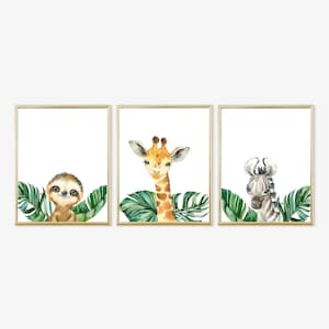 Safari Baby Nursery, Baby Boy Nursery, Boys Room Prints, Jungle Baby Nursery, Gender Neutral Safari, Digital Download, 11X14 Prints, 127