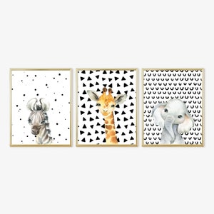 Safari Baby Nursery, Baby Boy Nursery, Boys Room Prints, Jungle Baby Nursery, Prints, Digital Download, 11X14 Prints, 113