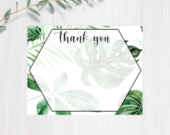 Safari Thank You Cards, Jungle Thank You Cards, Jungle Baby Shower, Safari Baby Shower, Gender Neutral, Thank You Cards, Instant, 026
