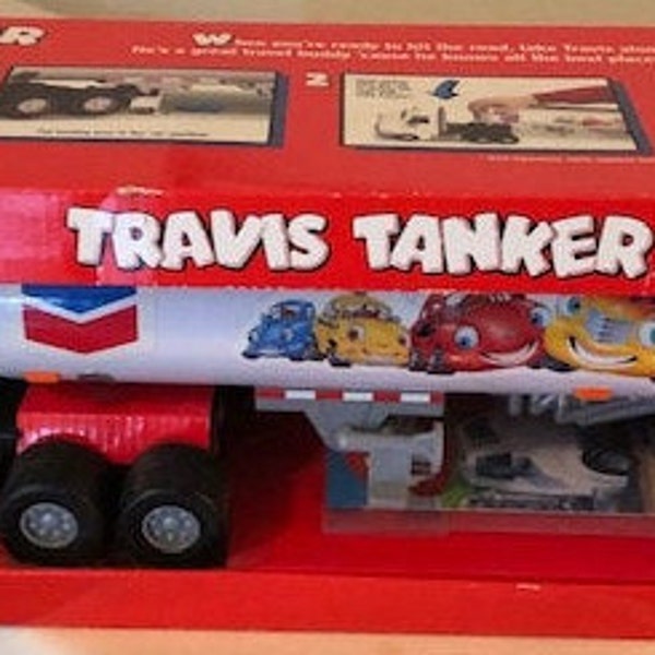 Chevron Cars - Travis Tanker, 2 Stück Set, Cab & Tanker