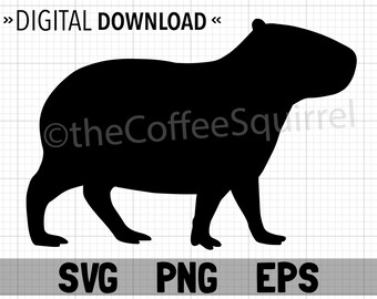 カピバラのシルエット svg カピバラのシルエット png カピバラの
