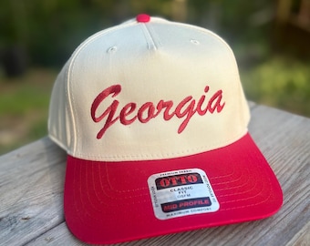 Retro Georgia Snapback Hat - Georgia Bulldogs