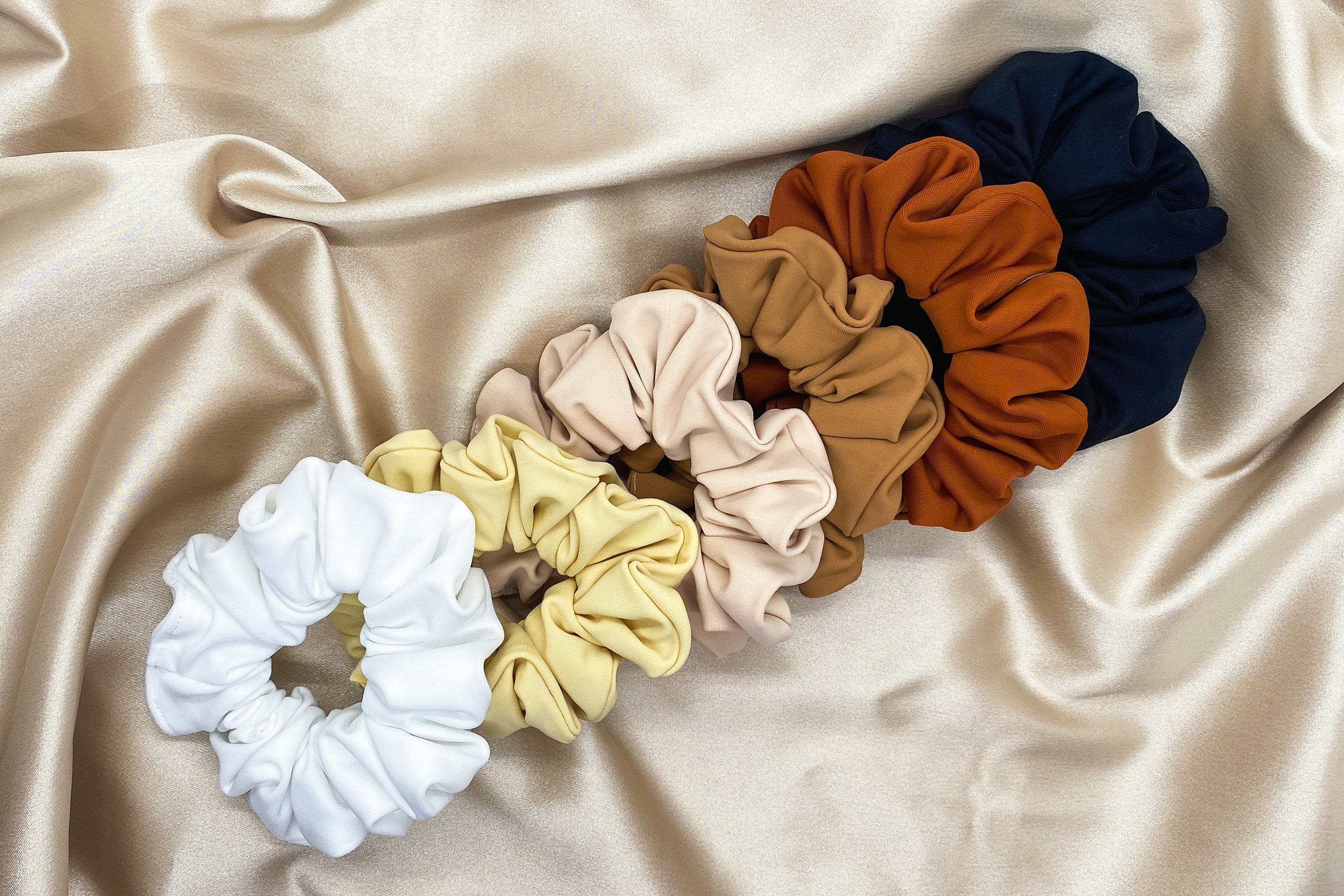Pool Scrunch Swim Scrunchies, Pool Safe Bathing Suit Scrunchies, Water Proof Work ...