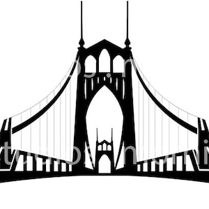 St. Johns Bridge in Portland, Oregon (digital download)