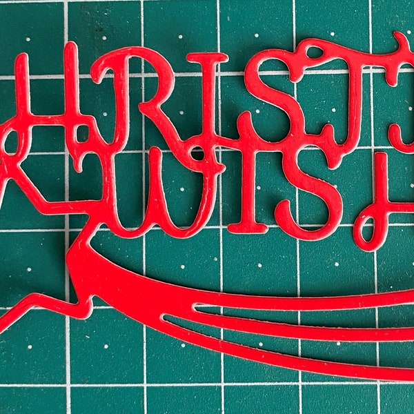 10 x christmas die cuts for card making