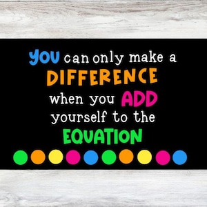 Precut Math Bulletin Board Kit | Ready Made Back to School Bulletin Board | Classroom Décor| Classroom Door Decoration | High School